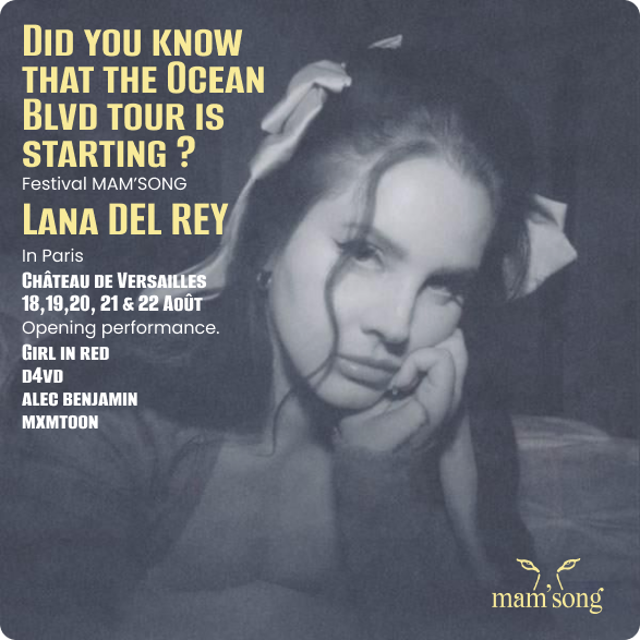 Affiche du concert Ocean Blvd Tour